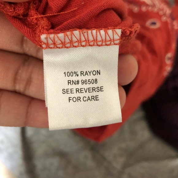 🔴FANG Off Shoulder Tee Top Blouse Pullover Size M - Picture 6 of 6